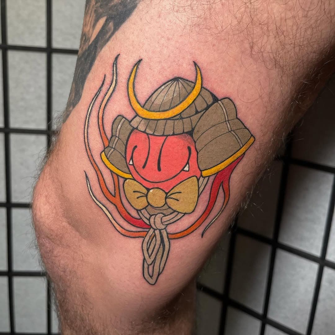 😈

Samurai para el talentoso @brnrdso mirad su trabajo!! 

Tengo citas disponibles! Enciame un mensaje para cotizar!

#tatt #demontattoos #colors #colortattoo #traditional #traditionalart #samurai #samuraitattoo #ink #inkedup #inkedlife #solidtattoo