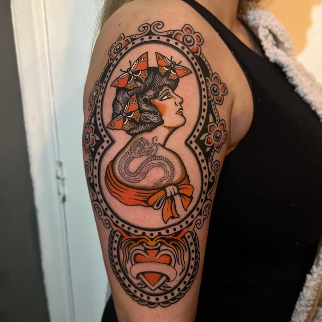 Made a start on this for my pal @camw4h today. Very well sat and thanks so much for letting me do one of these sleeves for you, can’t wait to add more! 😍
