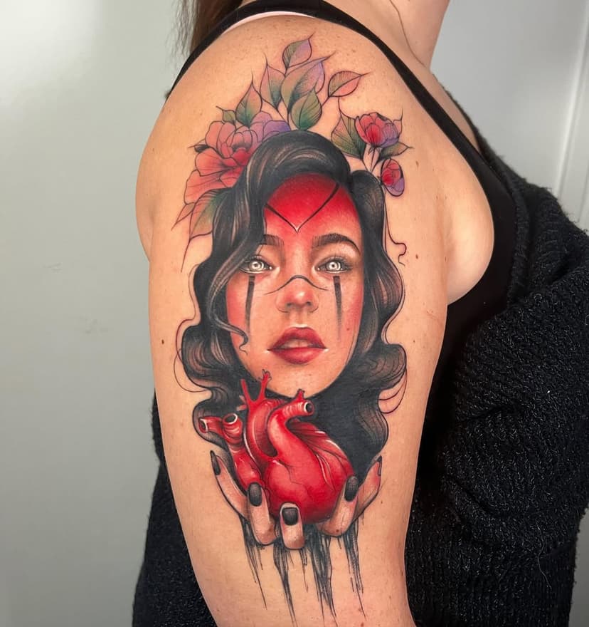 La sorcière d’Hélène, merci pour ta confiance 🌸🧙‍♀️
___________________________________
Infos & réservations : info.leapetitcoeur@gmail.com
•
#BestTattoos #TattooLille #Cute #ColorTattoos 
#inspiration #inkedmag #tttism #tattoodo #art_spotligth #art_motive #colortattoo #tattoo #cutetattoo #tatouage #flashworkers #flowers #flowertattoo