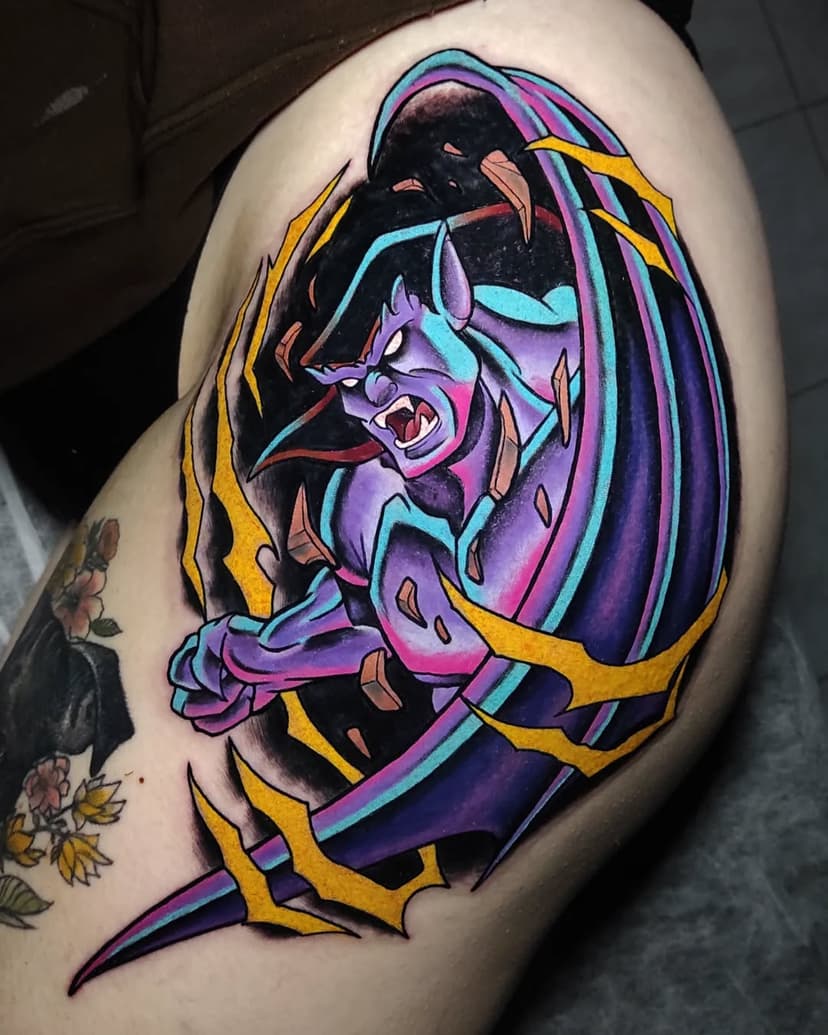 🪨GOLIATH🪨

Hecho en @estigma_tattoo 

Muchas gracias @_dolguldur_ por pedirme de mis diseños🙏🙏🙏

#tattoo #tattooed #ink #inked #gargoyles #goliath #disney #vkonan