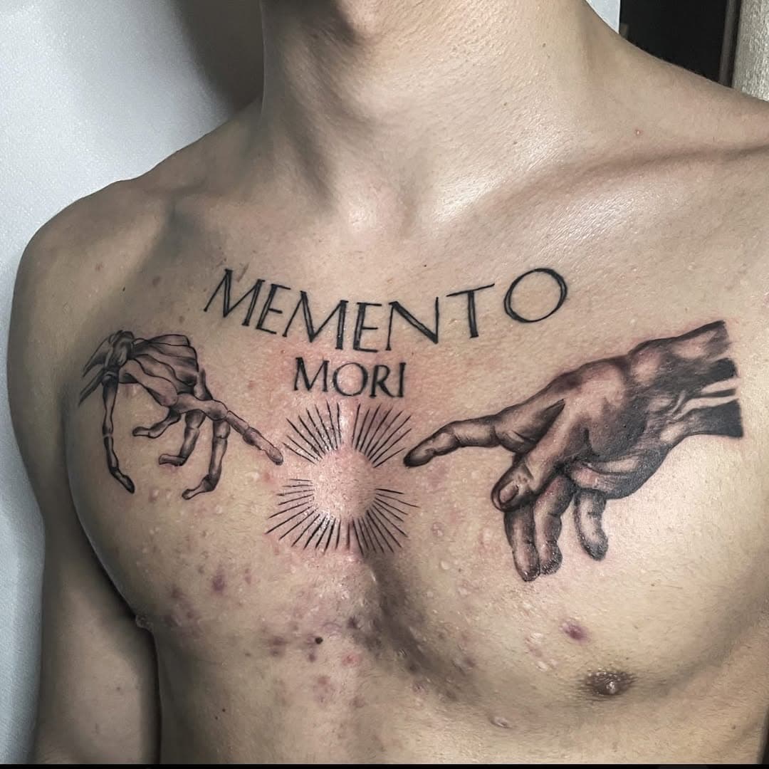 𝔐𝔢𝔪𝔢𝔫𝔱𝔬 𝔪𝔬𝔯𝔦 ✨

Tattoo realizzato presso @tps_ex_mamma_perdono_tattoo 

Info e progetti DM📥

#mementomori #skulltattoo #blackandgreytattoo #tattooideas #letteringtattoo #inkedlife #instatattoo #lecce #blacktattooart #tattoo #inktattoo #mementotattoo 𝔪𝔢𝔡𝔲𝔰𝔞 𝔴𝔬𝔪𝔞𝔫