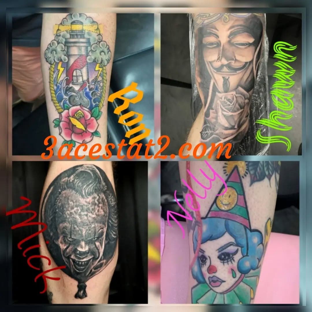 Hello and happy tines everyone! Here's some recent work from the crew ! Thanks for looking. 
.
.
.
#sodacity #tattoocolumbiasc 
#3acestattoostudio