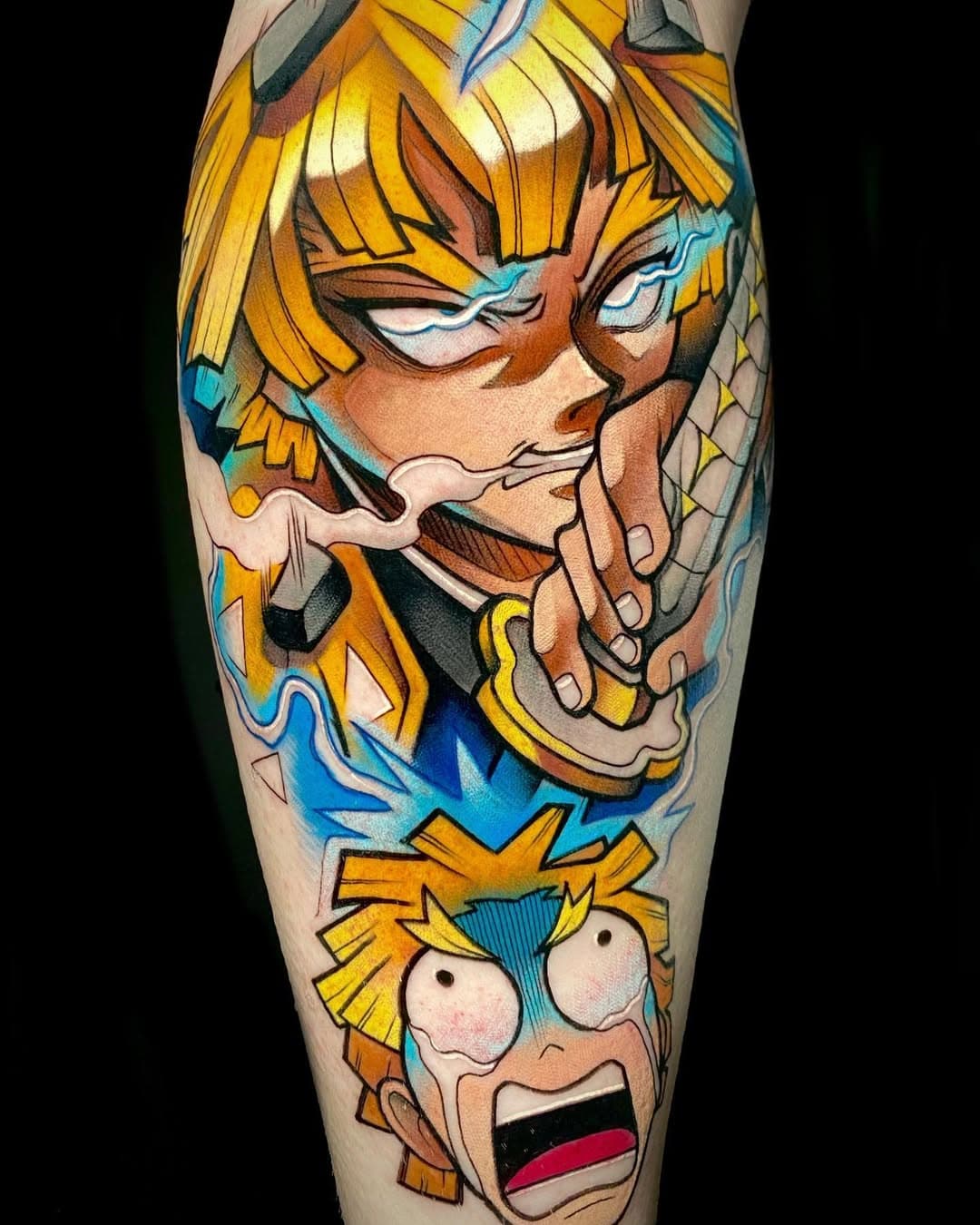 Zenitsu !!!

Done with :
@cheyenne_tattooequipment 
@radiantcolorseurope 
@radiantcolorsink 
@bheppo 
@andreas_patrinos 
@pepax.official 

#demonslayer #zenitsu #thunder #fear #epic #anime #animeart #animetattoo #manga #otaku #kimetsunoyaiba #tatouage #tattoo #ink #fanart #japan