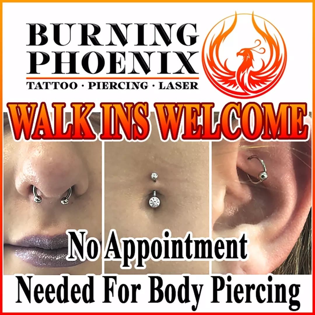 There is no appointment required for a body piercing. Feel free to walk in during our business hours for any of our body piercing procedures or products. Brian DeMaio has over 25 years of experience and is the highest rated body piercer in the Westchester area. Burning Phoenix Studio, Yonkers,NY. @burningphoenixstudio
.
#bodypiercing #bodypiercings #bodypiercer #piercings #piercings #burningphoenixstudio #bellybuttonpiercing #westchestertattoos #yonkerstattoos #westchester #westchestermagazine #westchesterevents #westchesteruniversity #yonkerstattoos #yonkers #yonkersartist #yonkersevents #yonkerspiercing #westchesterpiercing #topbodypiercer #bestbodypiercier