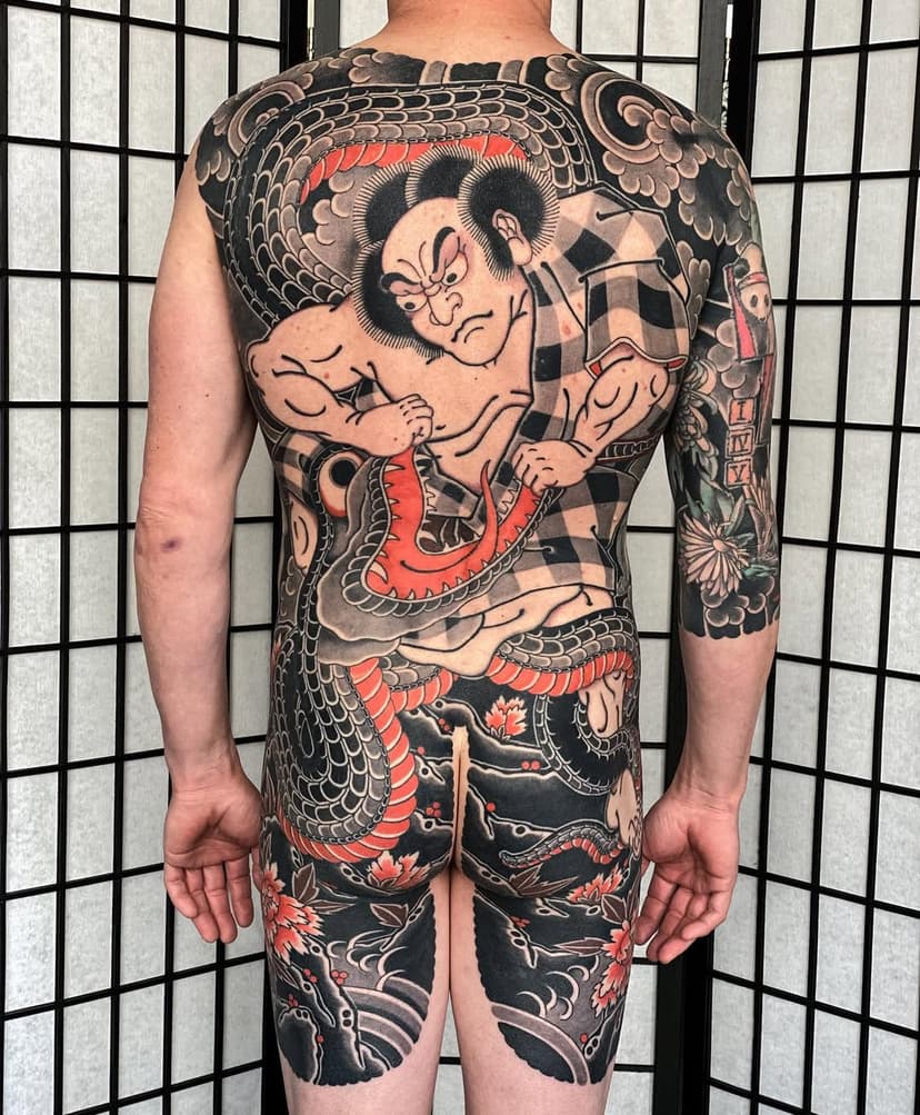 HEALED Saginoike Heikuro kame no koh on my man Eddie. We finished this tattoo in just seven weeks. True power. Made at @mercyslc. 

________________________________ #knowmercy #slc #slctattoo #slctattooartist #saltlakecity #saltlakecityutah #saltlakecitytattoo #realtattoos #japanesecollective #japanesetattoo  #japanesesleeve #japanesebodysuit #reclaimthedots #horimono #wabisabi #irezumi #irezumicollective #brainked #tattoolife #tattooartistmagazine  #paperworkers #tattoo #tattooartist #tattoos #tattooer #tattoosleeve #ink #loveclassictattoos #tattooed #tattoosofinstagram