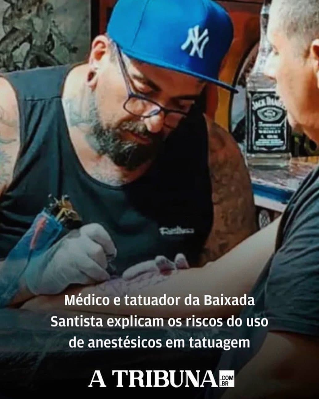 Matéria escrita pelo amigo @jeanmarceljm , que saiu em @atribunasantos hoje, na qual eu e o médico Gustavo André Almeida de Oliveira falamos sobre a utilização de anestésicos, na realização de tatuagens.

Confira a matéria completa em  @atribunasantos 

👊💥👊

#redhtattoo #atribunasantos