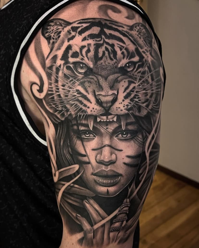 ⭕️BOOKS OPEN - DUBAI
⭕️From 19th to 26th of April.
⭕️@dubaihillstattoo 

#ink #inked #inkedup #warrior #tiger #tigertattoo #tattoo #tatuaje #tatouage #tatuagem #tatuaggio #bng #blackandgrey #blackandgreytattoo #realism #realistictattoo #asturiastattoo #tattoorealistic #dubai #dubaihilstattoo #kwadron #kraken #art #arte #luarca #asturias #spain #europe