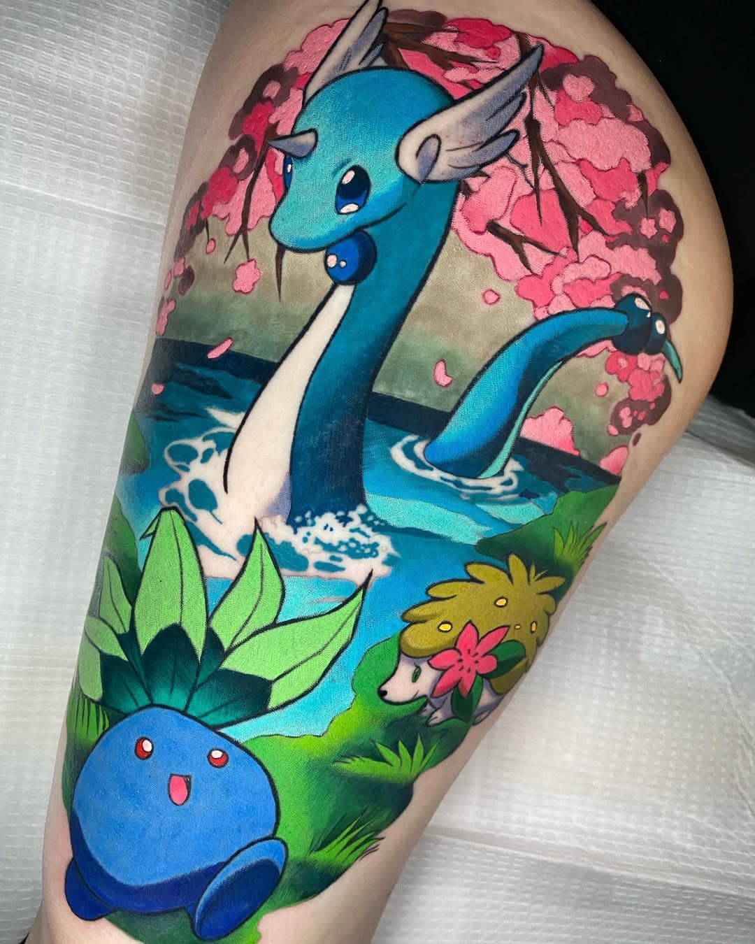 Dragonair, Oddish & Shaymin 🌸 Based on Pokémon card artwork! Thanks so much @katejohnstoneee for always trusting me 💘
•
•
•
•
•
•
•
#pokemon #pokemoncards #pokemongo #pokemontcg #kawaiitattoos #animetattoos #pokemoncommunity #pokemonscarlet #pokemonviolet #pokemonarceus #dragonair #dragonairpokemon #oddish #shaymin #pokemonswordshield #pokemontattoo #pokemontrainer #pokemonfan #pokemonfanart #miamitattoos #tattoosnob