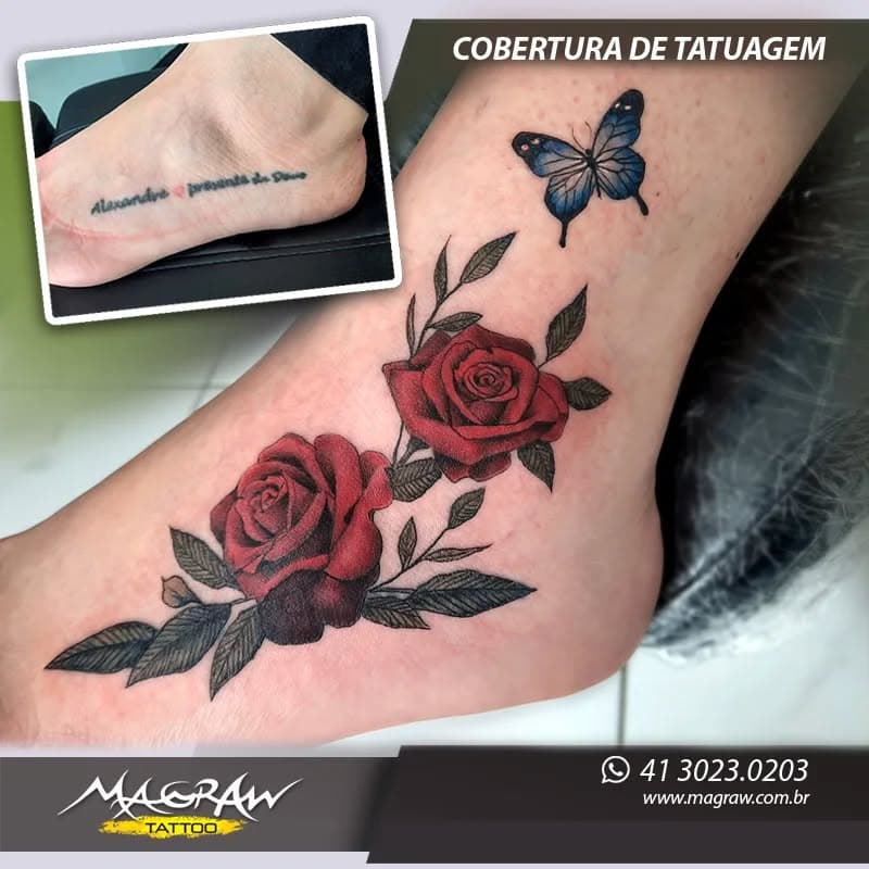 Cobertura de tatuagem #tattoo #coverup #coveruptattoo #coberturatattoo #cwbtattoo #curitibatattoo #tattoocuritiba