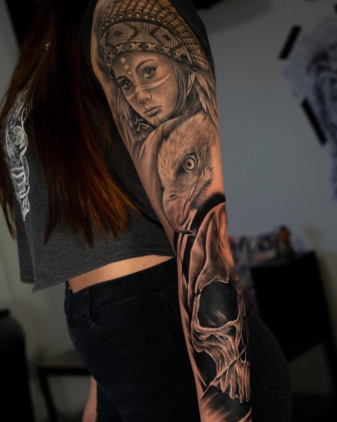 @simongrill_tattoo 
Sleeve in progress 💀

#tattooartist #ink #inkedgirl #tattooideas #tattooing #inked #schwandorf #amberg #regensburg #girlswithtattoos #tattoodesign #tattoolife #tattooist #inkedpeople #tattooed #realistictattoo #skulltattoo