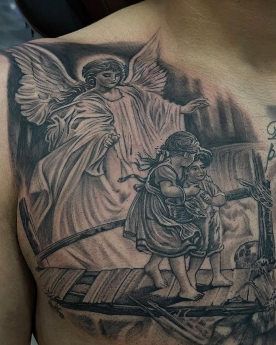 Artist: @tattoolx 
Quotes, Appointments && Availability: Text the # on @tattoolx page 

#luxurytattoostudio #fontana #ie #bng #bnginksociety #guardianangel  #bngtattoo #ink #tatts #tattoo #thelux