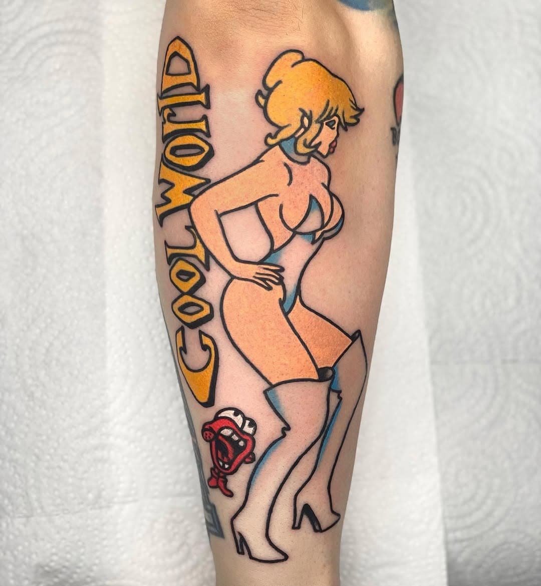 Tattoo para mi hermano @ismael.chappaz , de una peli que nos encantaba de pequeños #coolworld de @ralph_bakshi . Gracias la confianza y el apoyo!!! ❤️
Hecho en @borntolosetattoovlc para citas DM📩.
.
.
.
.
.

#tattoo #tattoos #tattoodesign #valencia #tattooing #boldtattoos #bright_and_bold #traditionaltattoos #classictattoo #tattooflash #spain #ink #inked #tattooculture #tattooideas #spaintattoo #spaintattooartist #inkstagram #traditionaltattooing #oldschooltattoo #tradworkers #traditionalartist #boldwillhold #americantraditional #traditionalclub #ralphbakshi #girl #coolworldmovie