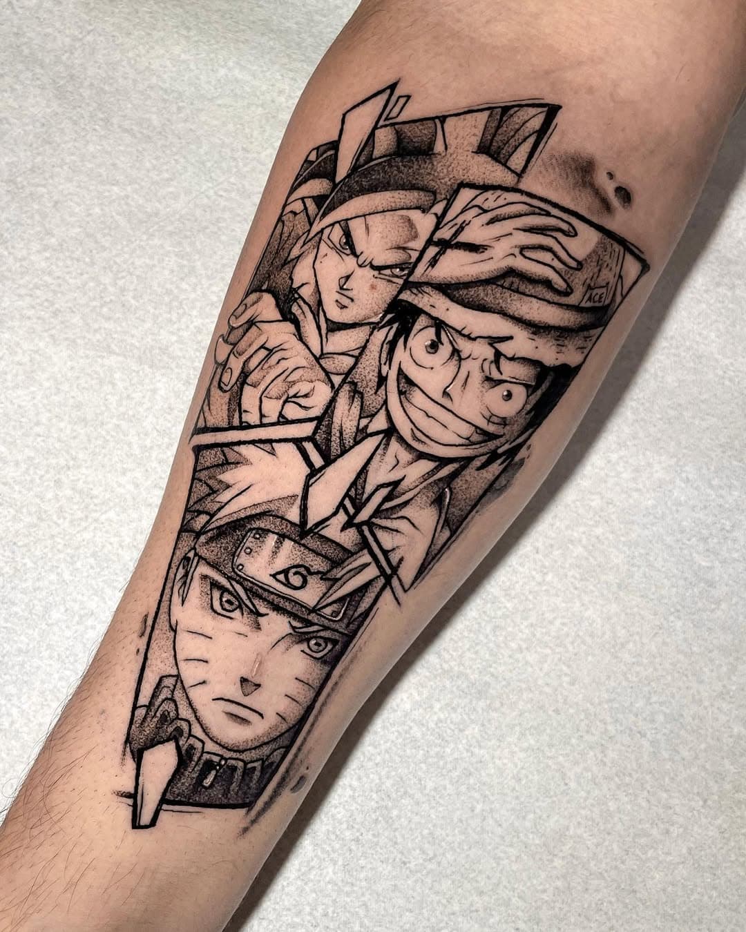 Goku • Luffy • Naruto
@skinstattooshop

#tattoo #anime #animeart #otaku #animetattoo #goku #gokutattoo #luffy #luffytattoo #naruto #narutotattoo #geektattoo #onepiecetattoo #dbztattoo #dragonballtattoo