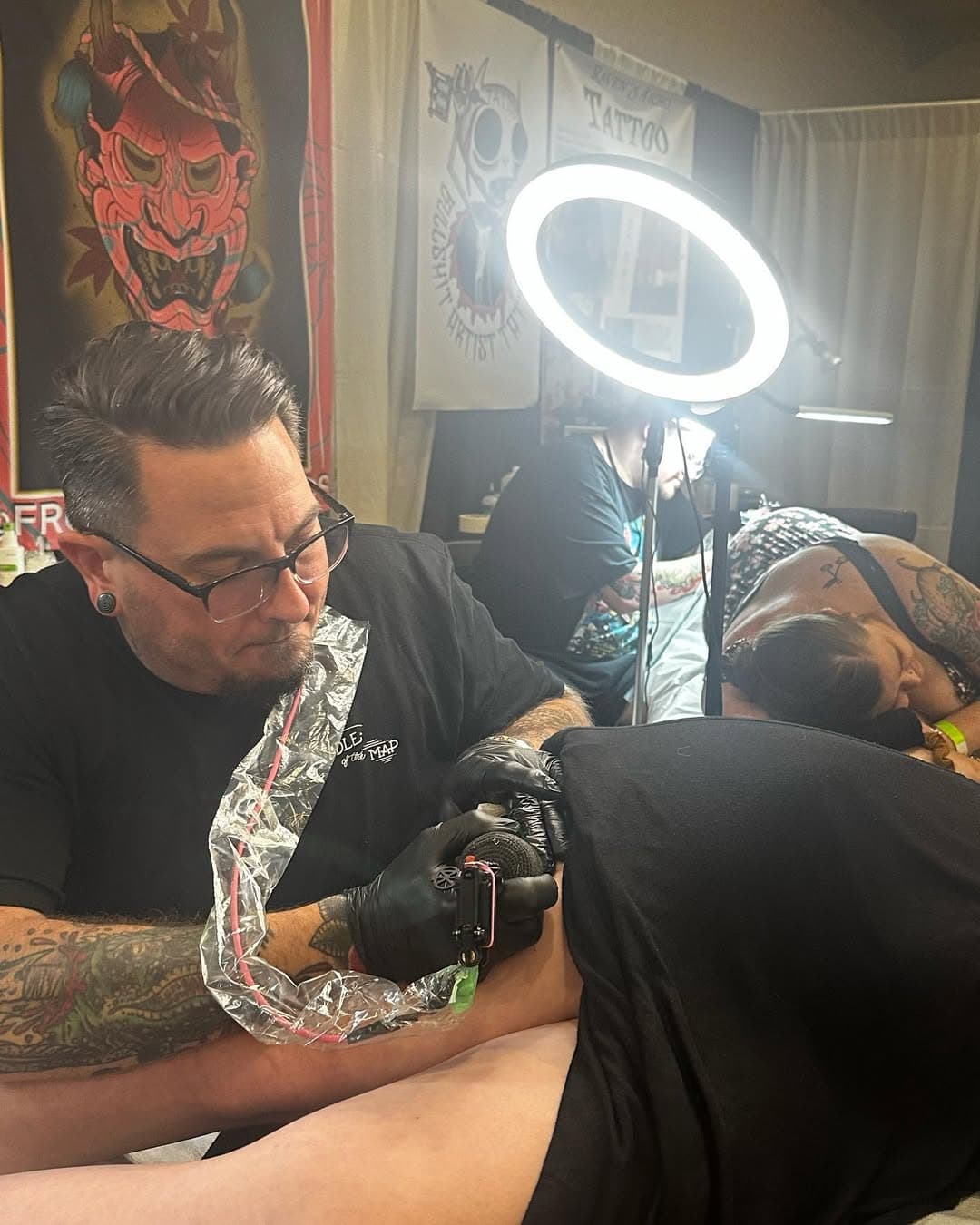 Could have been busier, but being with the best people made it an awesome time. Great to see you @redbeard_tattz, @halliemeow and @pandatat!! Thanks for the brunch and antiquing @ericjohntattoos @cjallentattoo and @richardbrumbaugh. And huge thanks to @frogwizardtattoos and @fly.creek.ink for my favorite @whitecastle story.