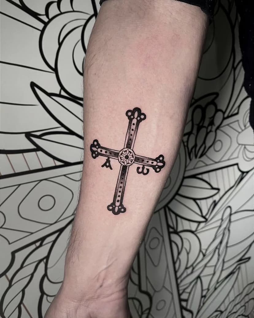 Cruz de Asturias, no importa el tamaño, siempre es un honor poder tatuar el símbolo de nuestra tierrina!!
Desliza si te apetece ver el vídeo✨
No dudes en contarme tu idea y consultar presupuestos!
.
Puedes encontrarme en @elgordotattooshop 🖤
.
#neotraditionaltattoos #neotraditionalartwork #neotradtattoos #neotradspain #neotradicionaltattoo #neotradeurope
#neotradspain #neotraditionaltattooers #neotradstyle #neotraditionaleurope #neotraditionalflash #oviedo #asturias #tattoo2me #tattoo #instagood
.

@neotraditionalspain @neotraditionaleurope @neotraditionaltattooers @neotraditionalworldwide @neotraditionaltattoo_official @neo_traditional_tattoo @neotraditionaltattooers @neotradtattooglobal