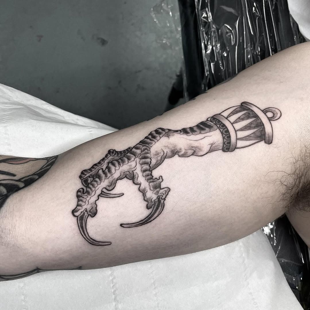 Dragon claw

My biggest tattoo so far and I love it!

We’re getting there 💪 

#dragontattoo #dragontattoos #dragontattoodesign #dragonclaw #dragonclawtattoo #clawtattoo #blackwork #blacktattoo #darktattoo #darktattoos #gothictattoo #bristoltattoo #bristoltattooartist #creaturetattoo #blackandgreytattoo