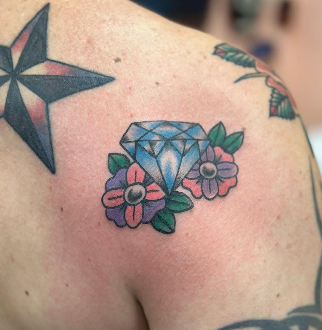 Fun piece from a couple weeks ago. My books are open @flamingchariottattoo