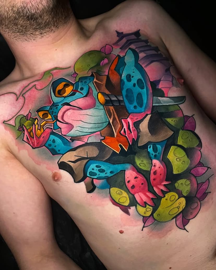 🍀420 FROG🍀

One of my favourite project this year🐸
Big thanks to @the_naked_observer for his trust and this crazy idea 
•
•

Done at @doctorpeppertattoo 

For appointment contact with
DM or EMAIL

#tattoo #ink #design #flashtattoo #inked #inkedlife #newschool #newschooltattoo #comictattoo #colortattoo #tattooideas #cartoon #realmonsters #geektattoo #inkjecta #420 #stoned #stonerartist #high #legalizacion #tattoooftheday @thenewnewschool