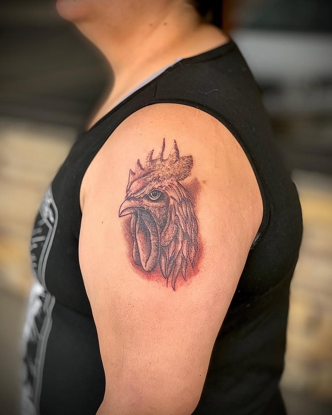 Niccceeee C🐔ck !!! 

First time tattooing one of these in 13 years .. Man I fucking love tattooing !

This craft saved my life .. I’m fucking Blessed 🙏🏻😎

Big shout out to everyone who has ever trusted me with their art! 
I wouldn’t be who I am today without y’alls !!!

@elevatedinktattoostudio  @troygregorytattoos @wjxcartridges_usa @officialjesusjuice @sullenclothing @sullenfamily @secondskintac @dynamiccolor @bnginksociety @tattoosocietymagazine #midwesttattooer  #elevatedinktattoostudio #roostertattoo  #rooster  #clucking #chicken #bngtattoo #bnginksociety  #suckitnerd  #cantstopwontstop #cantbestopped #lfg #firsttattoo #nowbookingappointments #2023