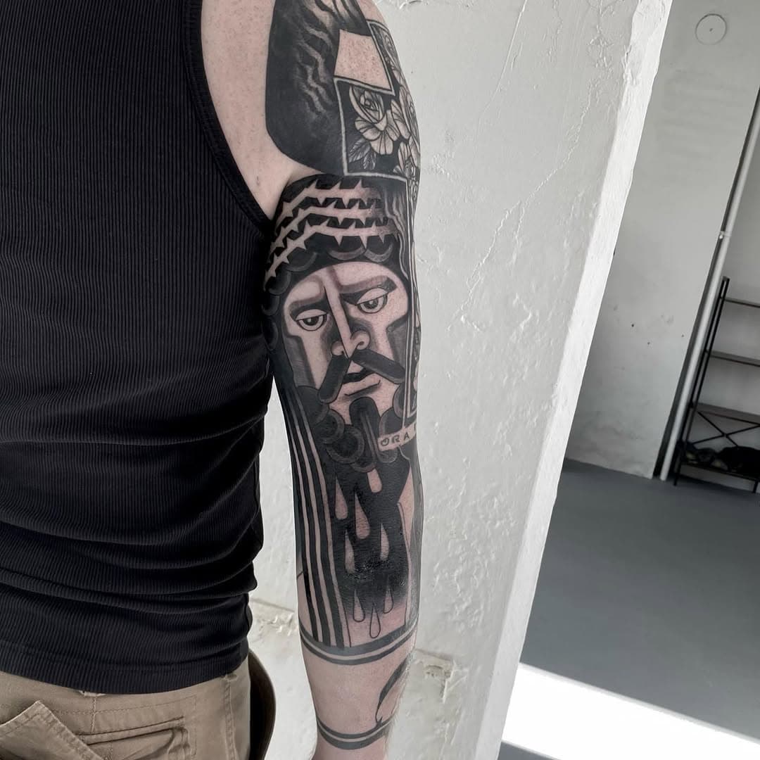 #forgottenhopetattoo #pforzheim#jesustattoo #blackandgreytattoo