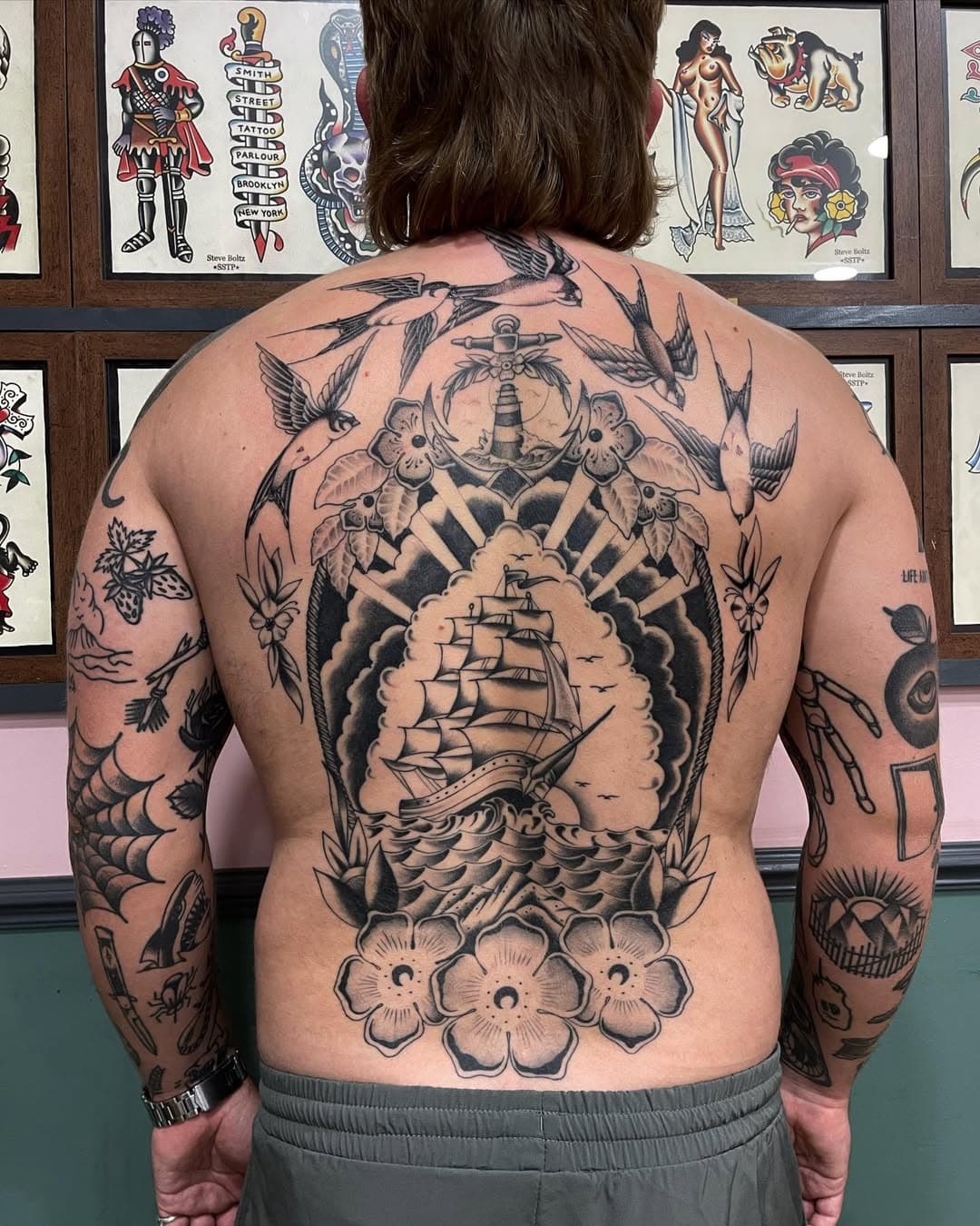 Finished up Jake’s backpiece yesterday. Another one ticked off the to-do list.