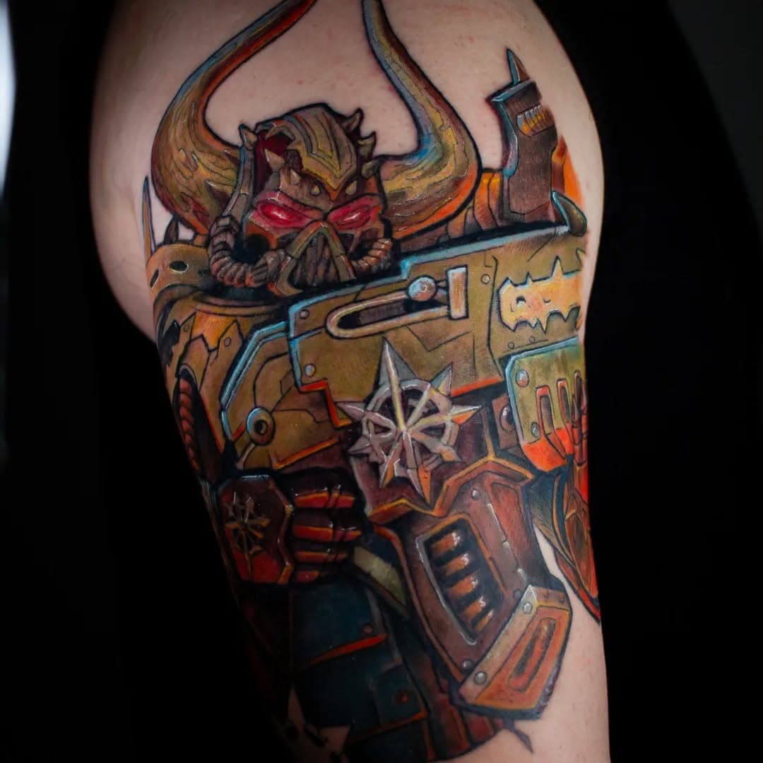 Réalisé par @bbpoulet 

Merci @mathieu.beard pour cette confiance et les bons moments passé au shop 🤘

#tattoo #tattoolife #tattoos #tatouage #wh40k #warhammer #gamesworkshop #spacemarines #chaosmarines #geek #popculture #bourges