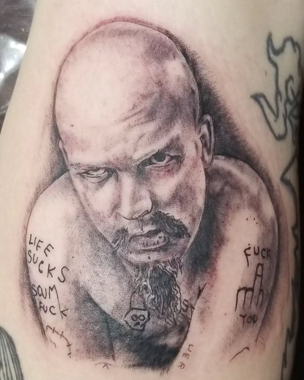 #ggallin #ggallinandthemurderjunkies #ggallinandthescumfucs 

#fkirons #darklab #ultimatetattoosupplies #kwadroncartridges #worldfamoustattooink #tattooartist #tattoo #customtattoo #mentortattoo #ohiotattoo #matchworksofmentor #lakecountytattooshop #ammonitetattoo