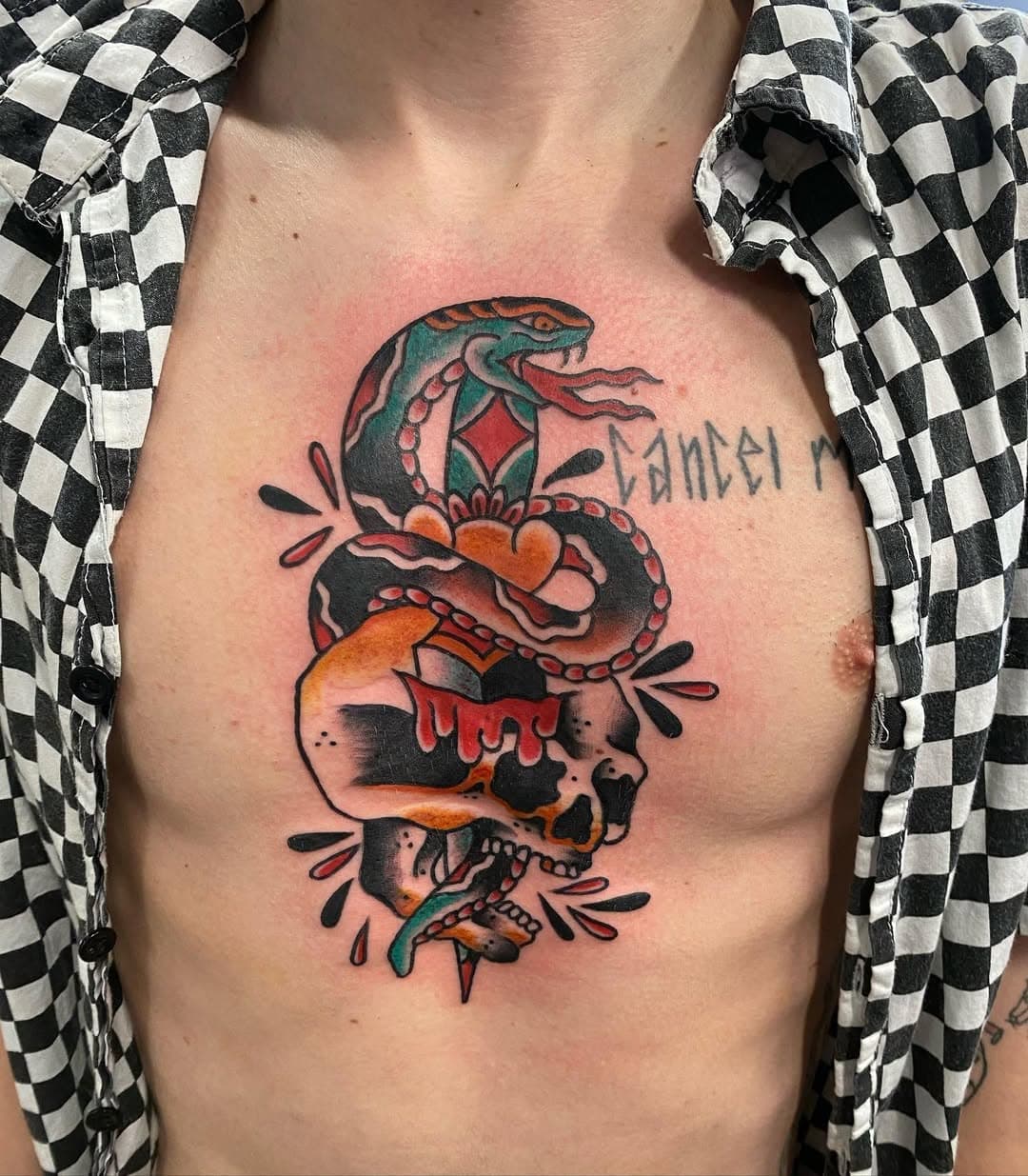 Get down with the get down !! 🥶🥶
.
Thanks @thecristianboscio for being cool like that !! 

.
Thanks for looking

. 
#columbia #sc #columbiasc #nc #charlottenc #charlotte #blackandgrey  #tattoo #5pointscolumbia #5points #downtown #lineworktattoo #crispy #southcarolina #traditional #traditionaltattoos