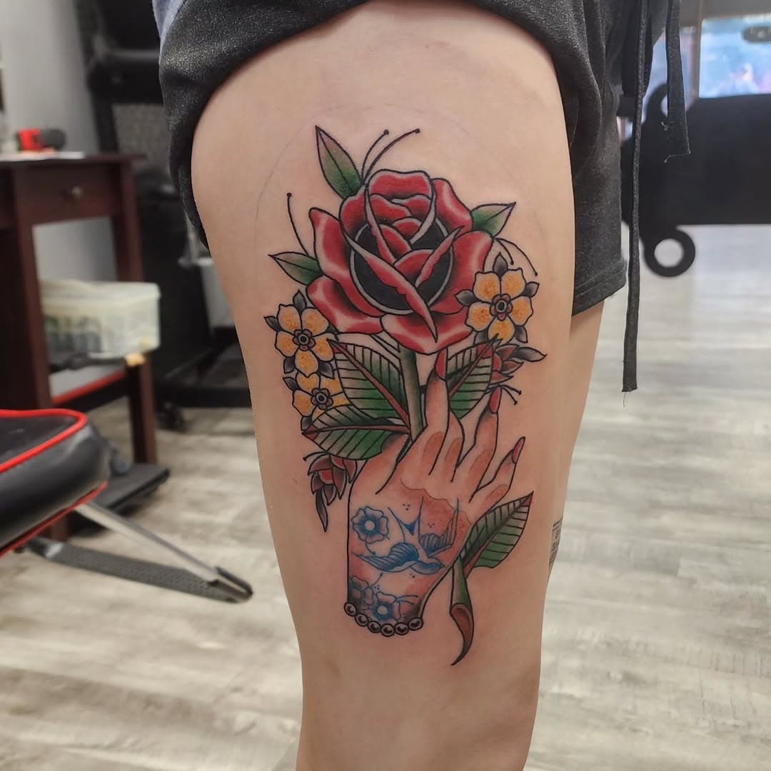 Sean did this cool piece today