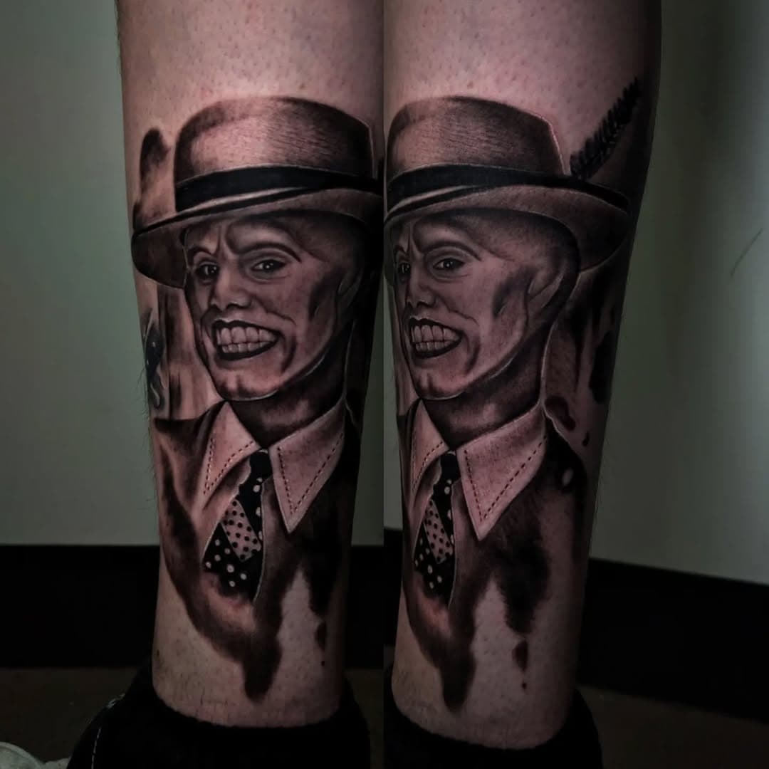 Fun one from the other day . Jim Carrey is the best.
More movie portraits please, in black and grey!!

#jimcarrey #themask #portrait #tattoo #tattoos #tattooed #california #ventura #california #realism #surealism #denver #colorado #film