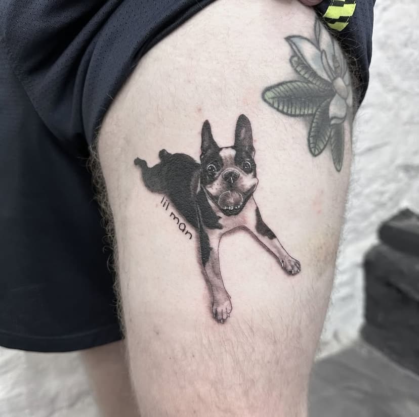 Do you have that 🐶 in you? I loved doing this one. These are always my favorite. Link in bio if you would like to book an appointment! #nashville #tattoo #nashvilletattoo