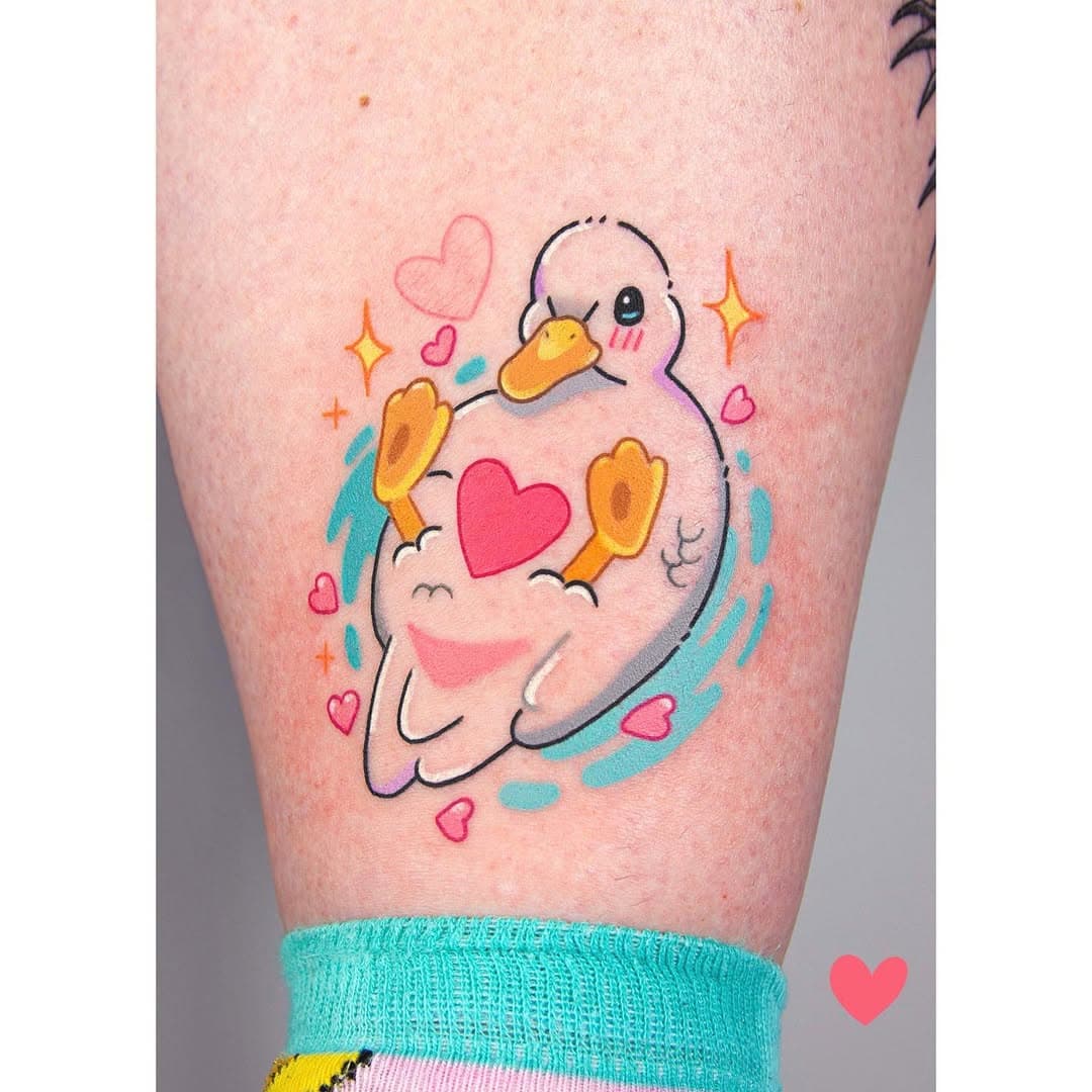 Тату вслепую ✨
#tattoos #ink #tattoo #тату #татумастер #татуировка #татумосква #tattooartist #cute #duck #animaltattoo