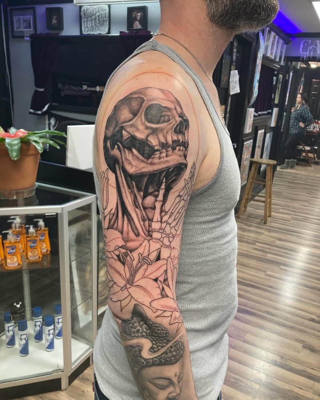 I don’t usually post works in progress, but I’m finna start @vinniestattoo