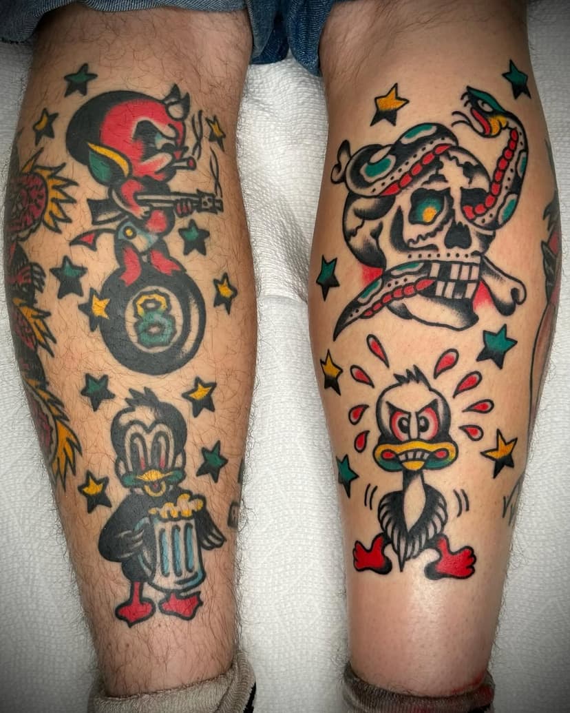 Fun tattoos @studiosansregret MTL