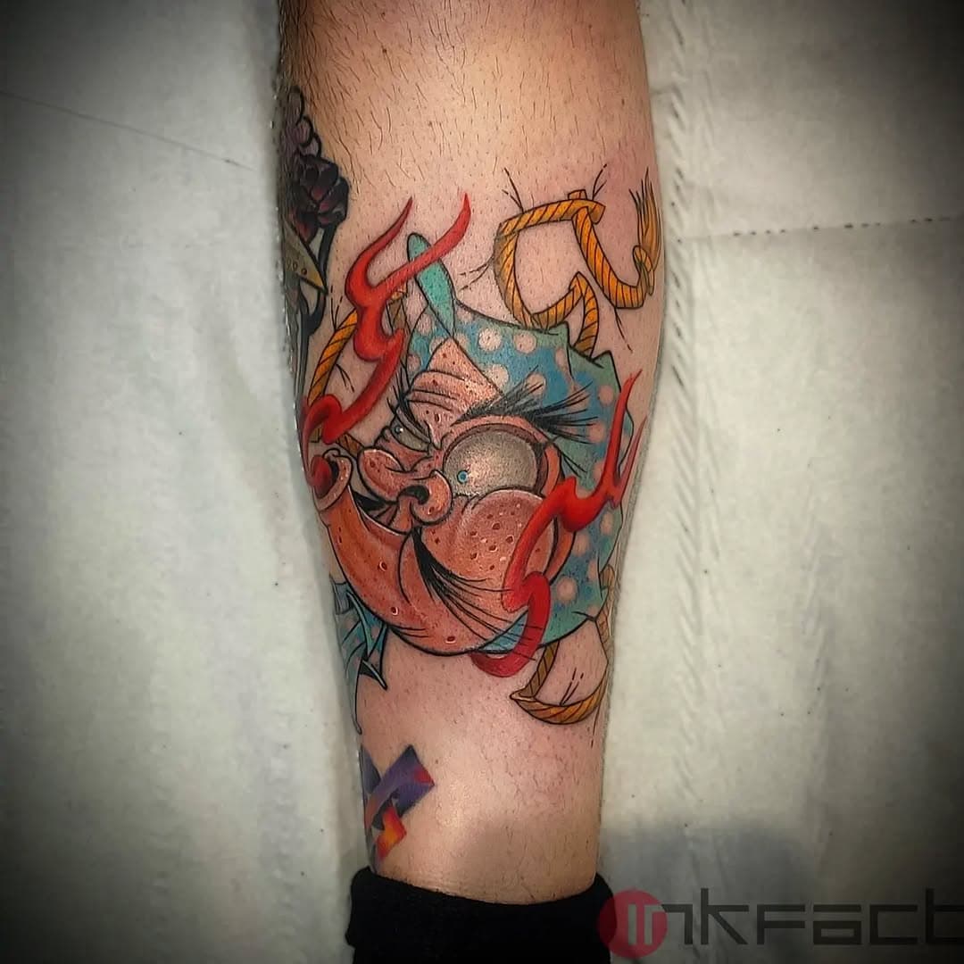 🔥🔥 HYOTTOKO Tattoo done by Giuseppe 🔥🔥
💀💀💀💀💀💀💀💀💀💀💀💀💀💀💀
!!! Stay tuned for some new works ;) 
💥💥💥💥💥💥💥💥💥💥💥💥💥💥💥
Thanks very much @cris_pecoraro you are great :)
#inkfact #inkfacttattoostudio #inkfacttattoogiusepperomanello #skull #tanuki #ipadpro #ipad #procreate #procreateart #skatedesign #tattoo #tattoolondon #tattoolovers #art #artlovers #colour #hackney #hackneyartist #love #newschool #lovehackney #hackneyart #airbrushart #london #londonart #skull #design #picoftheday #skateboard #lowerclaptonroad