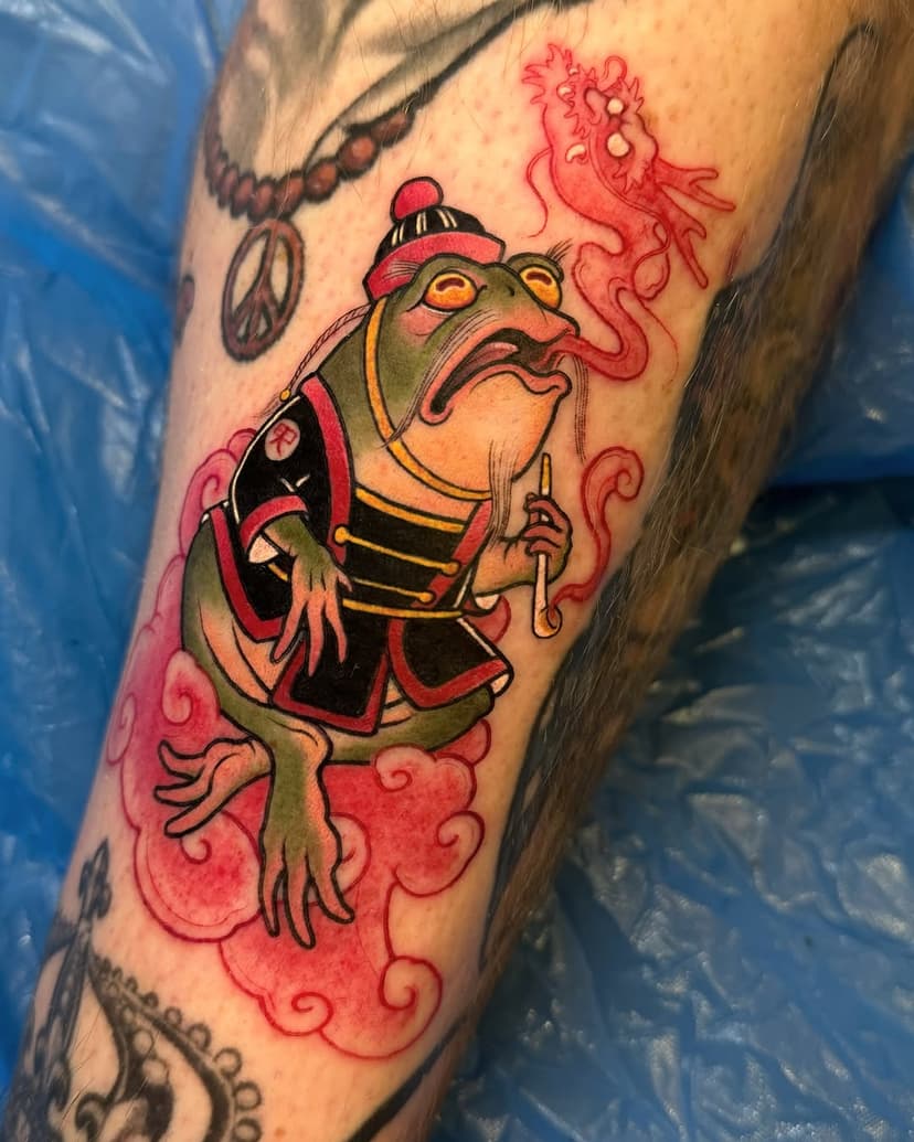 I want what he is having 
#tatuering#tattoo#imperialtattoo#frog#frogtattoo#neotrad#neotraditional#neojapanese#japanesetattoo#puffthemagicdragon 
@nexus_cartridges