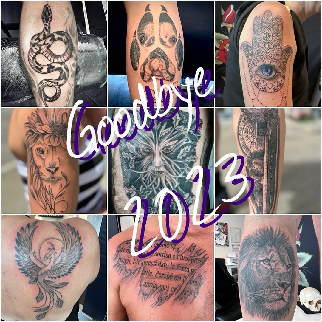 #tattootipsy #tattoolauingen #johnsonirons #luckymonkeycartridges #iamink #goodbye2023