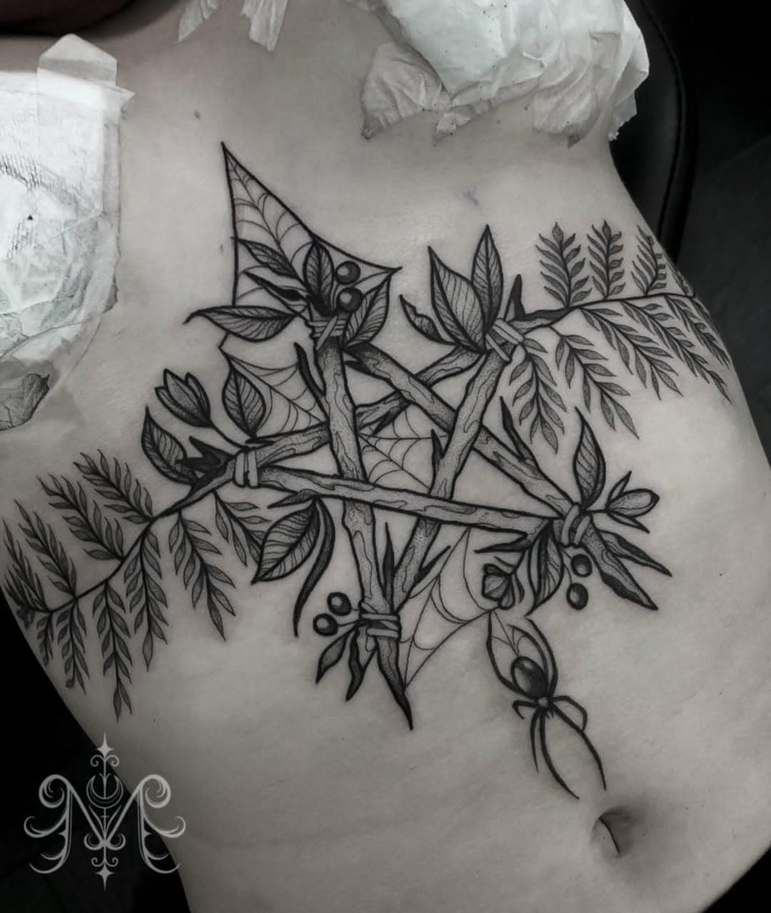 Forgot to post the photos of this pentagram sternum piece for Kayleigh 🌿🖤

Thank you again, always up for more like this !
.
.
.
.
.
.
.
.
.
.
.
.
.
.
.
.
.
.
.
.
.
.
.
.
.
.
.
.
#blackworktattoo #blackworktattoos #blackworktattooartist #darkart #darkartists #stippletattoo #naturebased #witchytattoo #gothictattoo #victoriangothictattoo #gothicromantic #dotworktattoo #lgbtqtattooartist #vegantattoos #tattooconcept #availableflash #thornytattoo #macabretattoo #flashtattoos #flashtattoo #sternumtattoos #darkornaments #spookytattoos #witchestools #witchyflash #norwichtattoo #norwichtattooist #uktattooartists