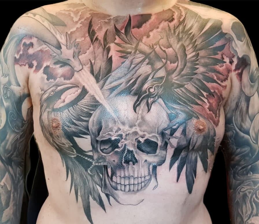 Work in progress by Zsolt 

#artistocrat #artistocrattattoo #zsoltmachat #hamburg #hamburgtattoo #tattoohamburg #hamburgtattooers #hamburgtattoostudio #chestpiece #blackngrey #blackngreytattoo #raven #raventattoo #skull #skulltattoo #tattoo #ink #tattooink #tattooart #tattoolife #tattooinspo #tattooinspiration #inkoftheday