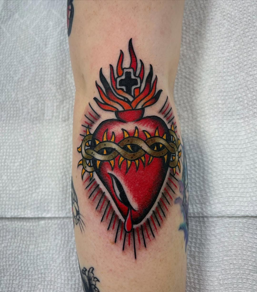 Sacred heart to start the day. Always love doing these!