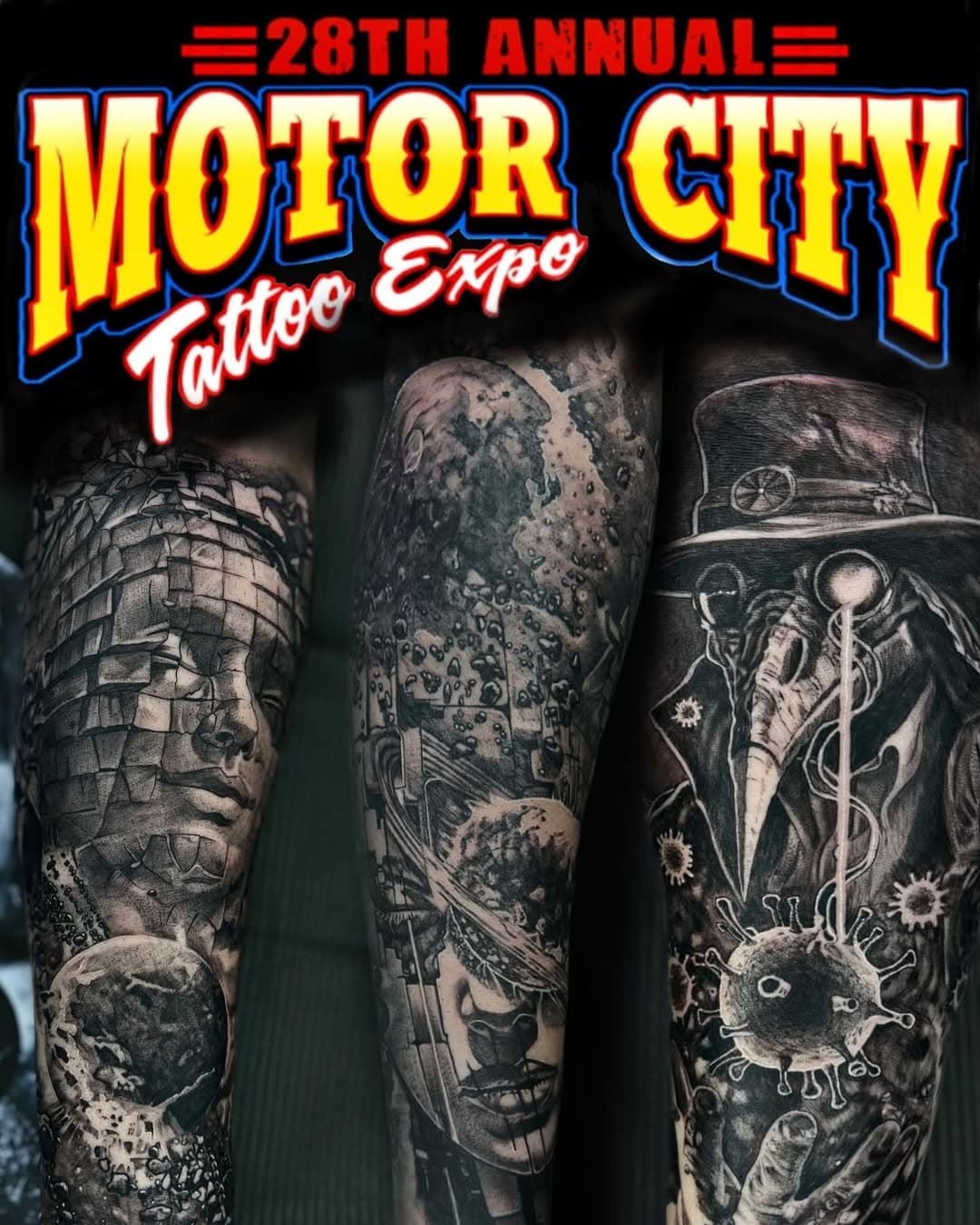 Now Booking @motorcitytattooexpo 
DM @dano_everett for Booking