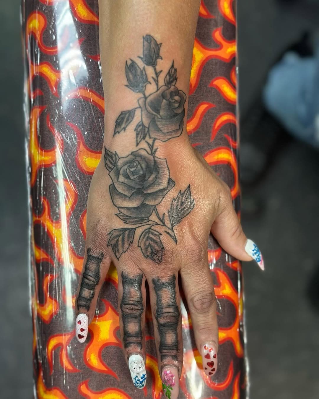 #rosetattoo#handtattoo#blackngrey#tattoos#tattooshop#tattedup#tats#tattoojunkie#inked#inkedup#inkjunkie#ink#orlandotattooartist#kissimmeetattooartist#orlandotattooshop#heavenlyinkztattoo