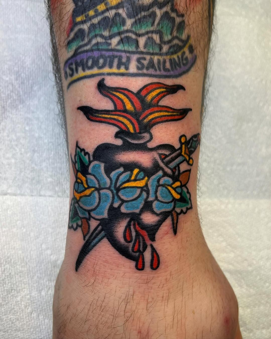 I’m not always great with keeping up on social media, but I figure it’s time to post something again! Here’s a fun sacred heart I did on an old friend.
I’m still always booking at matthew.v.tattoos@gmail.com