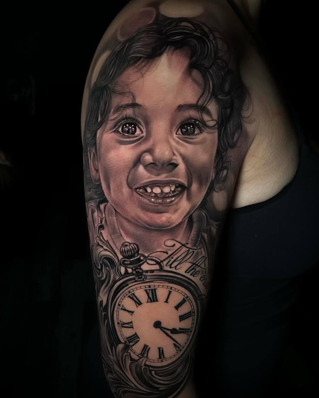 Portrait done at @inlovingmemory_tattooco setting appointments for May. for appointment or any questions contact me at 8188750195 or email me at saulmoratattoo7@gmail.com #portraittattoo #portrait #portraitrealism #blackandgreytattoo #blackndgreytattoo #bng