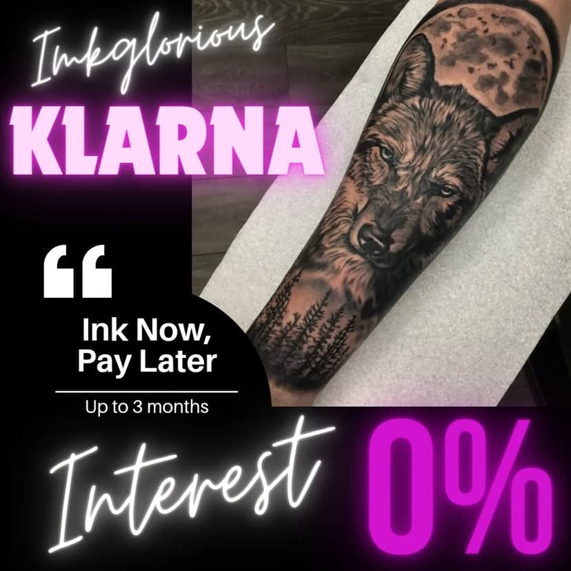 INK NOW, PAY LATER / / 
What can you buy today that will last you a lifetime? 👀

This is why we have teamed up with Klarna to bring you BUY NOW, PAY LATER options. You can now pay through klarna on half and full daysits and at 0% INTEREST for up to 3 months, you can't complain. 

Applying for Klarna doesn't affect your credit score as it only does a soft search 🙌

Oh, and as an added bonus, NO FEES applied. We take care of that on our side 👏

So, instead of financing your next outfit, which will sit in the back of your wardrobe in a month's time, drop us a message and treat yourself to something that will last a lifetime 🙏 

For all booking enquiries, please drop us a DM or swing by the studio 🖤

The Dream Team 
@ilanna_scarlett_tattoos
@steff_rfs
@chloe_gallafent_tattoos 
@hollyrayworthtattoo 
•
• 
#tattoolife #tattooeurope #sleevetattoo #tattoouk #tattoostyle #dynamicblack #totaltattoo #tattooartist #bodyart #guyswithtattoos #girlswithtattoos #inkedup #inkedmag #tattooer #tatts #realismtattoo #belper #armtattoo #tattooworld #tattooinspiration #tattooed #tattoodo #tattooist #derbyshire #derby #inkglorious