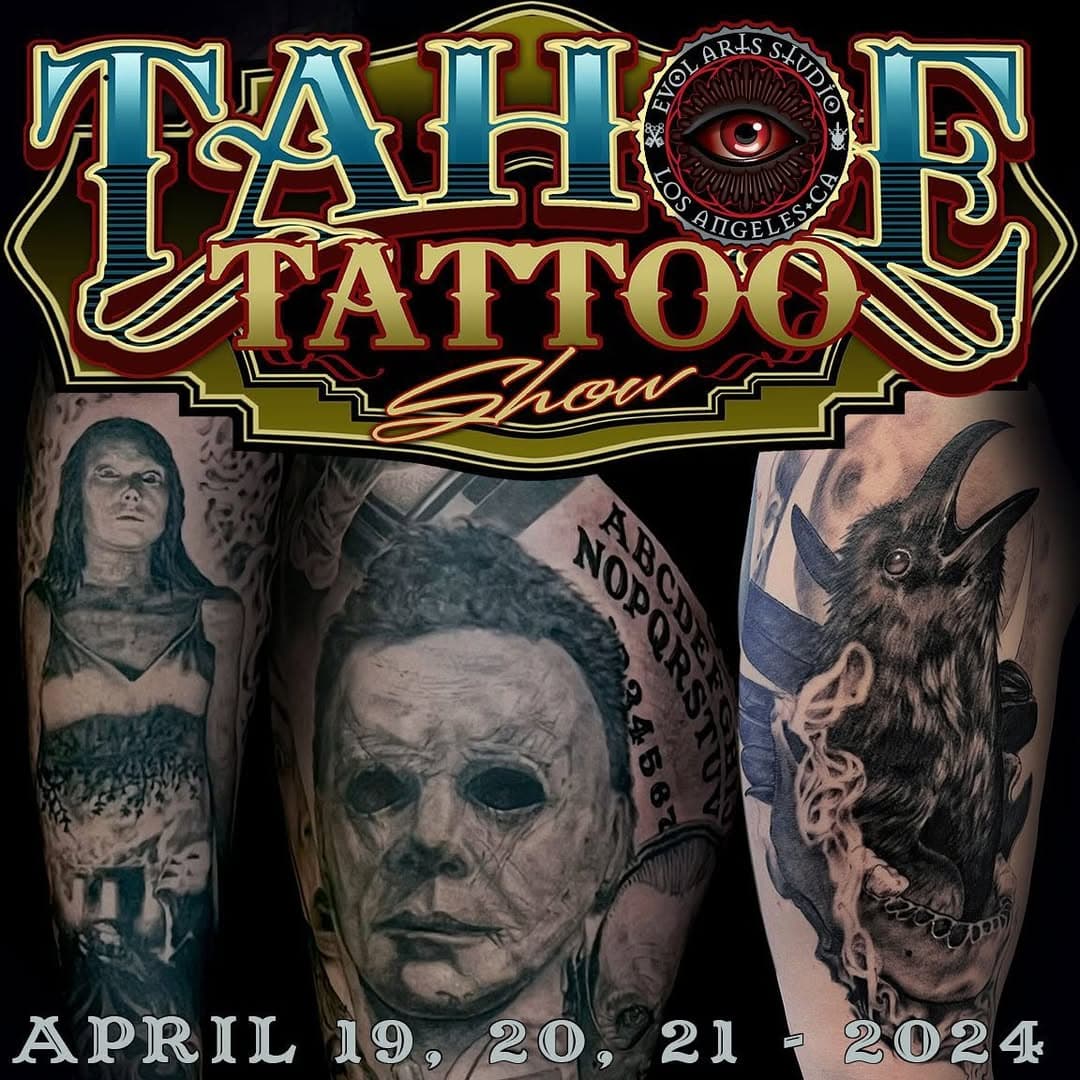 Next month I will be attending the: 
Tahoe Tattoo Show 
April 19, 20, 21 - 2024
I still have a couple openings - contact me for appointments. 
#TahoeTattooShow #TattooShow #TattooConvention #TattooArtist #BlackAndGreyTattoo #realisticTattoo #SurrealTattoo #FinelineTattoo #ColorTattoo #CoverUps #LAtattooArtist #LAtattooShop #TattooShop