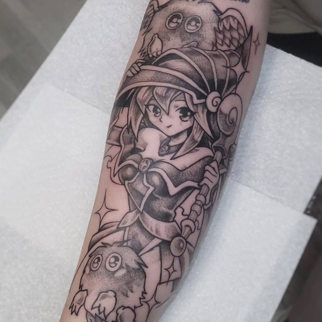 Who else played this??
Dark Magician Girl for Lucy! Loved doing this.
Next time, pinks and whites! 

#tattoo #tattoos #animetattoo #animetattooartist #animeink #gamertattoo #gamertattoos #gamerink  #nottinghamtattooartist #nottinghamtattoostudio  #nottinghamtattoos #nottinghamtattooshop #nottinghamtattooist #nottinghamtattoo #uktattoo #uktattoos #uktattooartist #uktattooist #uktattoostudio #uktattooshop #yugiohtattoo #darkmagiciangirl #kuriboh