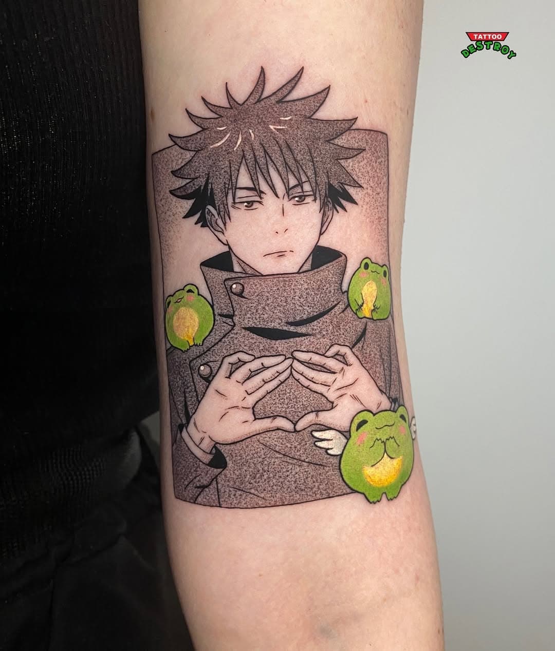 ▪️JUJUTSU KAISEN▪️
⠀
Мегуми и лягушечки💖🐸

Спасибо @_gold.blue.berry_ ✨

.⠀
⠀
.
⠀
.
⠀
.
⠀
.
⠀
#destroy_tattoo #animetattoo #mangatattoo #мангатату #animemasterink  #аниметату #татупитер #татуспб #татумосква #geektattoo #jujutsukaisen #jujutsukaisentattoo #магическаябитва #аниметатумосква #аниметатуспб #магическаябитватату #аниметатупитер #jjk #jjktattoo #megumifushiguro #megumi #megumitattoo #megumifushigurotattoo #frogtattoo #мегуми #мегумифушигура #мегумитату