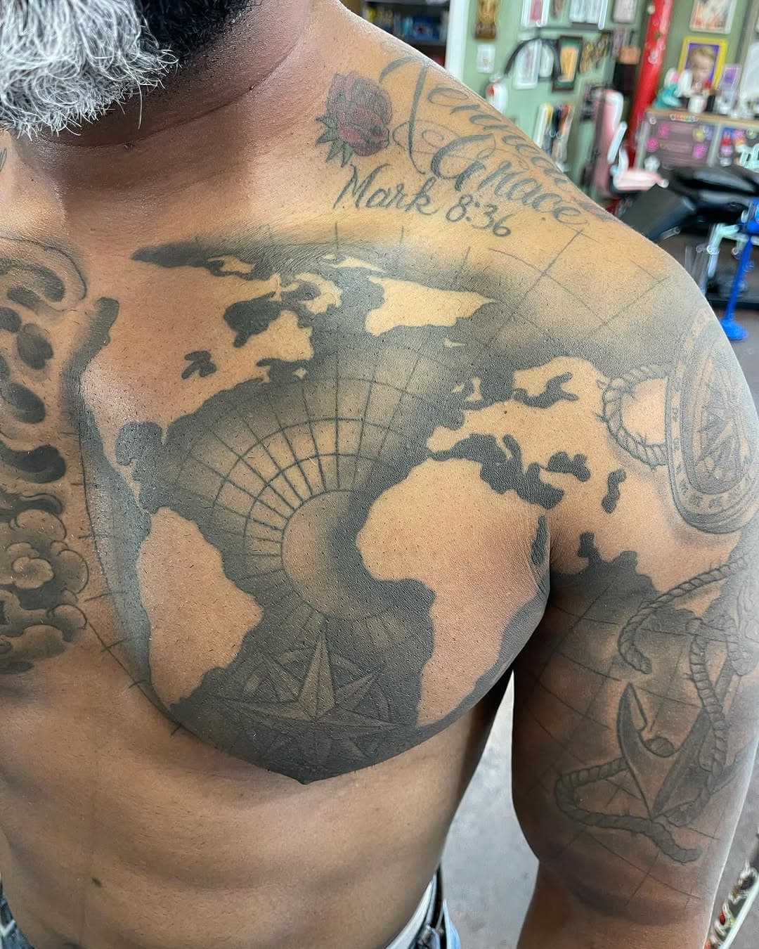 Thanks so much, Kelvin! Such a hoss!

#blackandgreytattoo #maptattoo #lighthousetattoo #crosstattoo #arsenaltattooanddesign #cliffcollard #bryantxtattooer #historicdowntownbryan #texastattooer