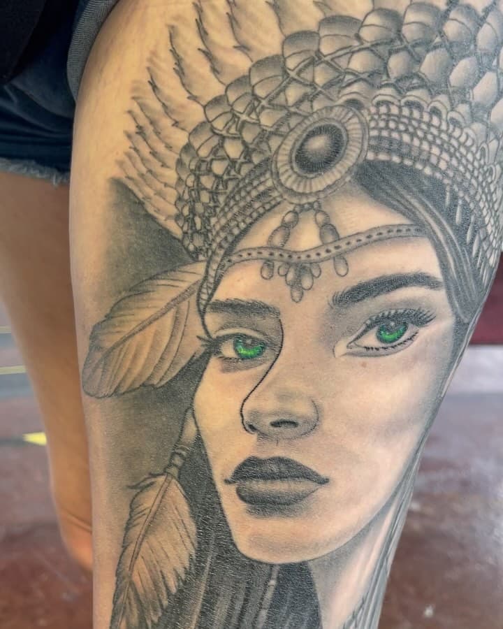 Thanks a bunch, Amber!

#blackandgreytattoo #nativeamericantattoo #wolftattoo #princesstattoo #arsenaltattooanddesign #historicdowntownbryan #cliffcollard